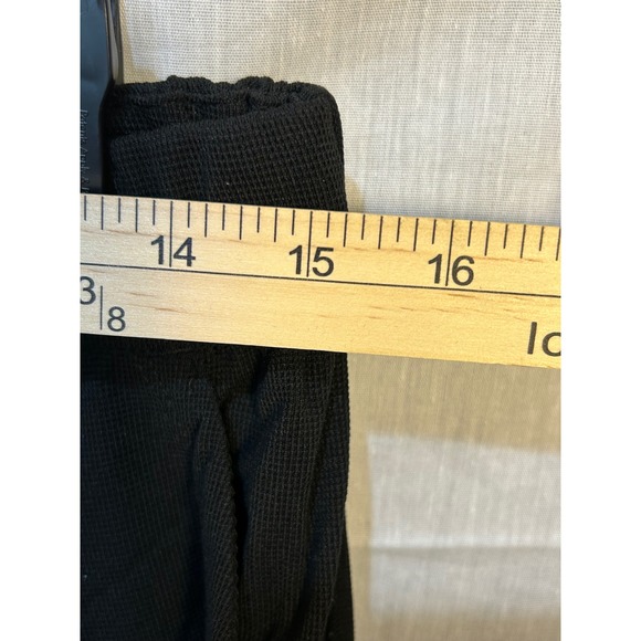 Halara Black Wide Leg Pleated Pullon Pants Womens Size 44 Flowy Comfortable - Picture 3 of 5